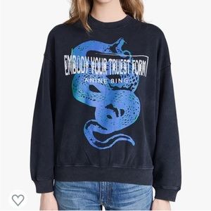 Anine Bing viper sweatshirt